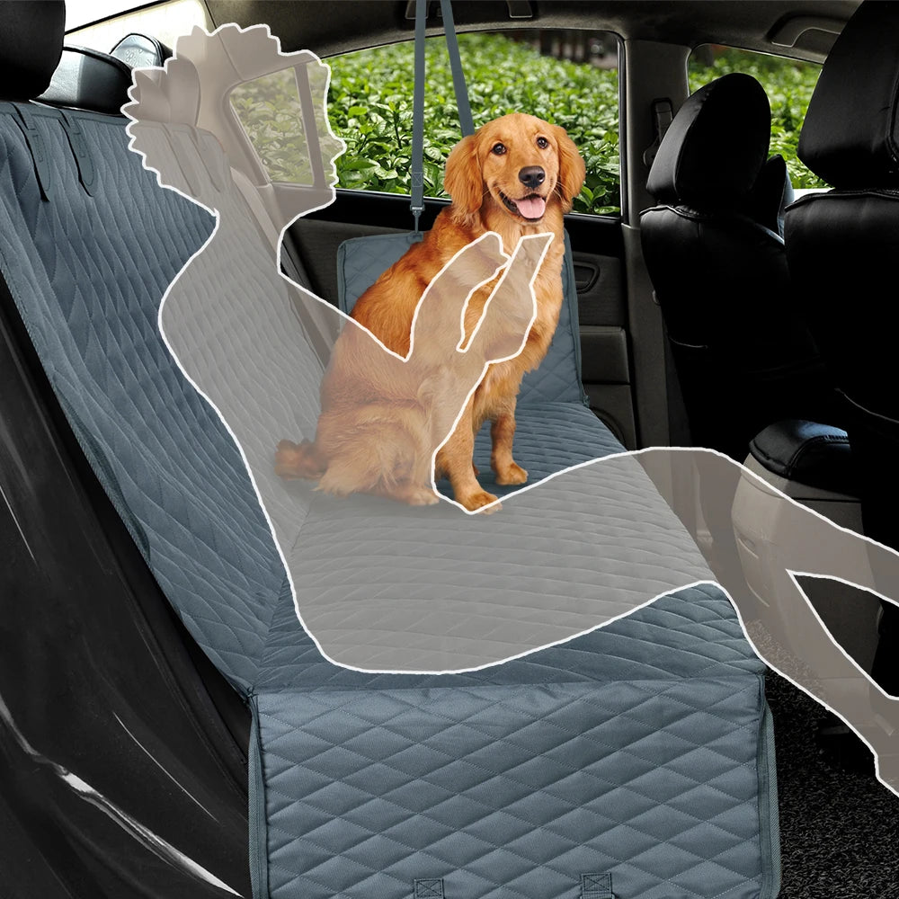 Premium vodootporna navlaka za auto sjedalo za pse — hammock s prozorom