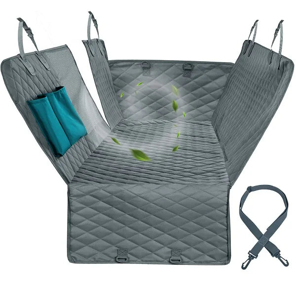 Premium vodootporna navlaka za auto sjedalo za pse — hammock s prozorom
