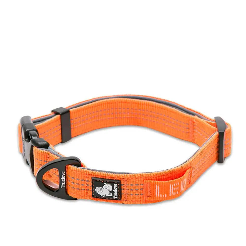 Truelove reflektivna ogrlica za pse — 3M, podstavljena, podesiva (S/M/L)