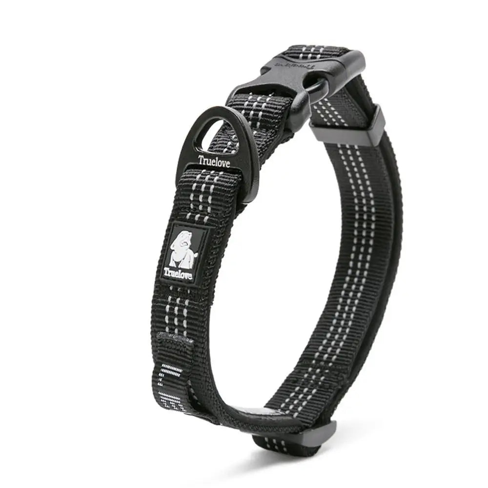 Truelove reflektivna ogrlica za pse — 3M, podstavljena, podesiva (S/M/L)