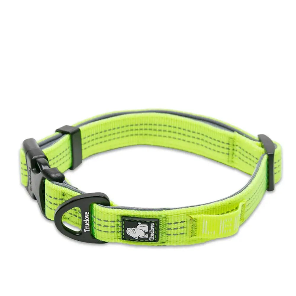Truelove reflektivna ogrlica za pse — 3M, podstavljena, podesiva (S/M/L)