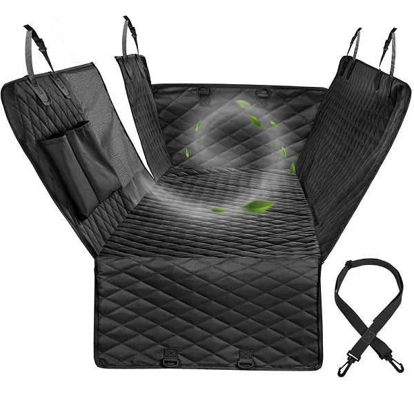 Premium vodootporna navlaka za auto sjedalo za pse — hammock s prozorom