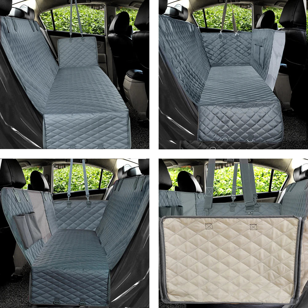 Premium vodootporna navlaka za auto sjedalo za pse — hammock s prozorom