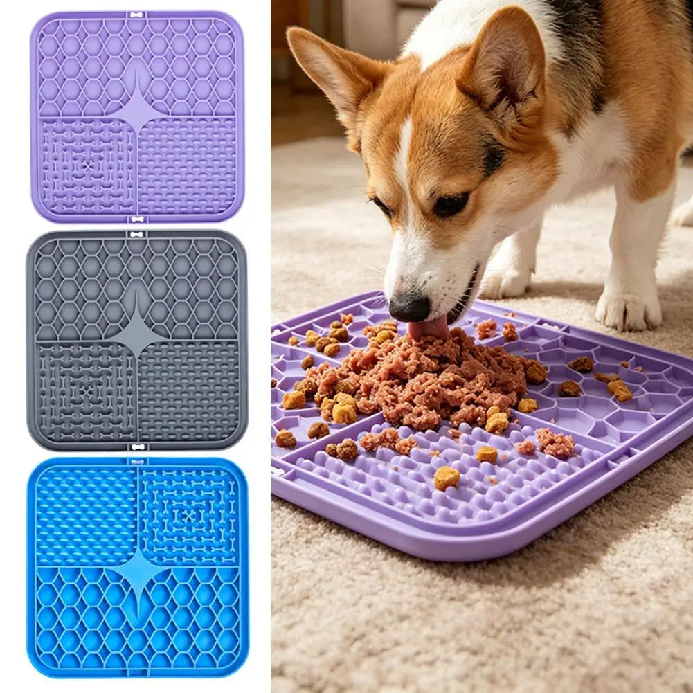 Silikonska lick mat podloga za pse — mala (15,5 cm)
