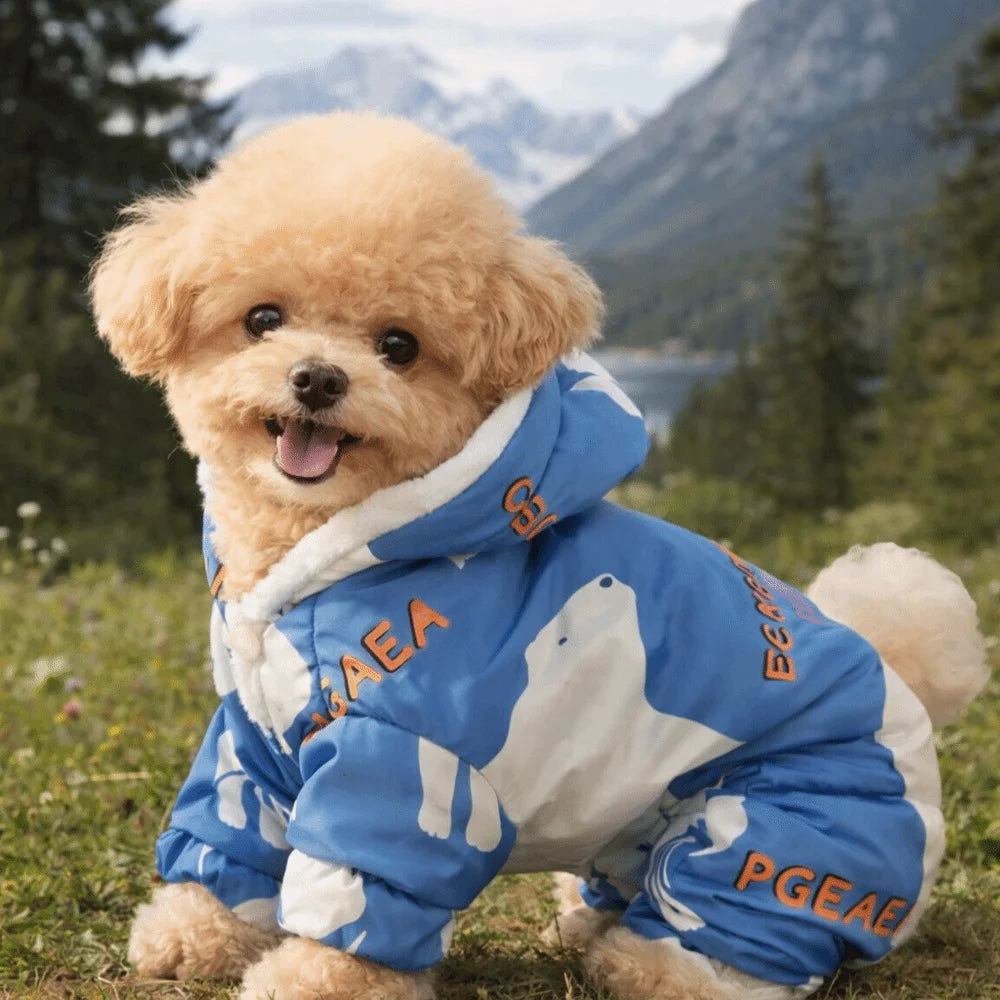 Zimska jakna za pse s fleece podstavom — vodootporna, S do XXXL