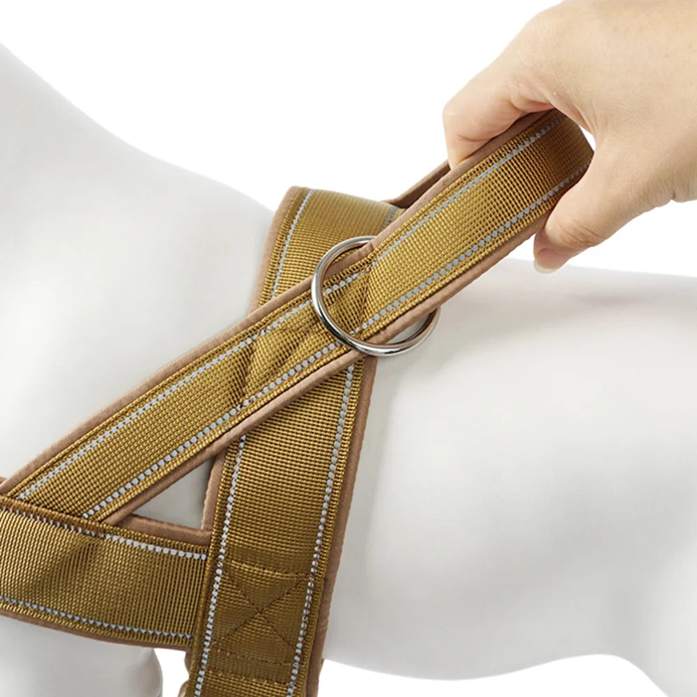 Taktički prsluk za pse — 1000D najlon, anti-pull, reflektivni, S-XL