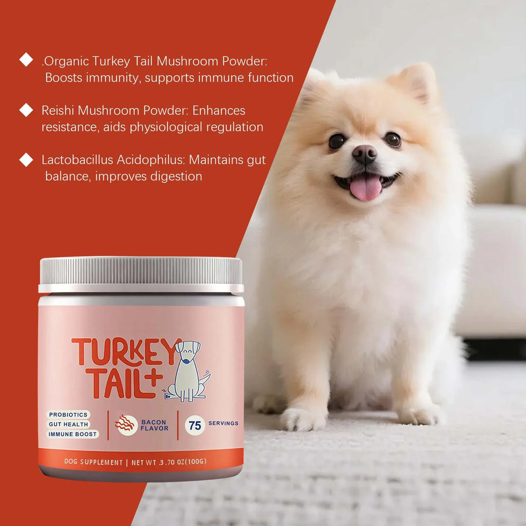 Probiotici za pse s gljivom Turkey Tail — meke granule za zdravlje crijeva | 100g