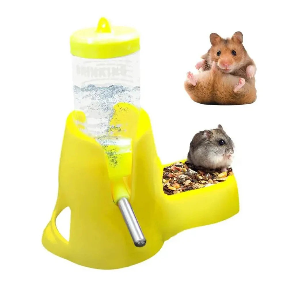Automatski dozator vode i hrane za hrčka | 80 ml | Za zamorčiće i štakore | 2 boje