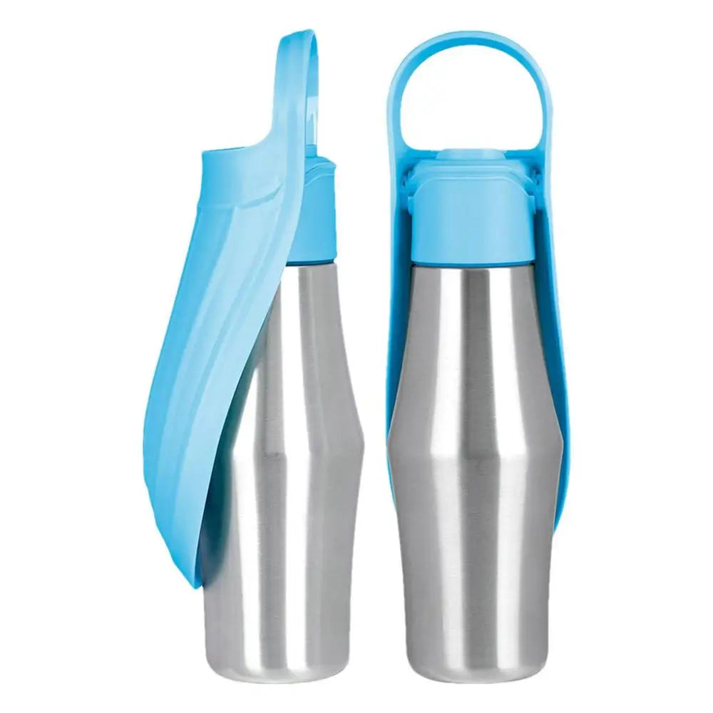 Putna boca za pse 2-u-1 — 750 ml, nehrđajući čelik, integrirana zdjela