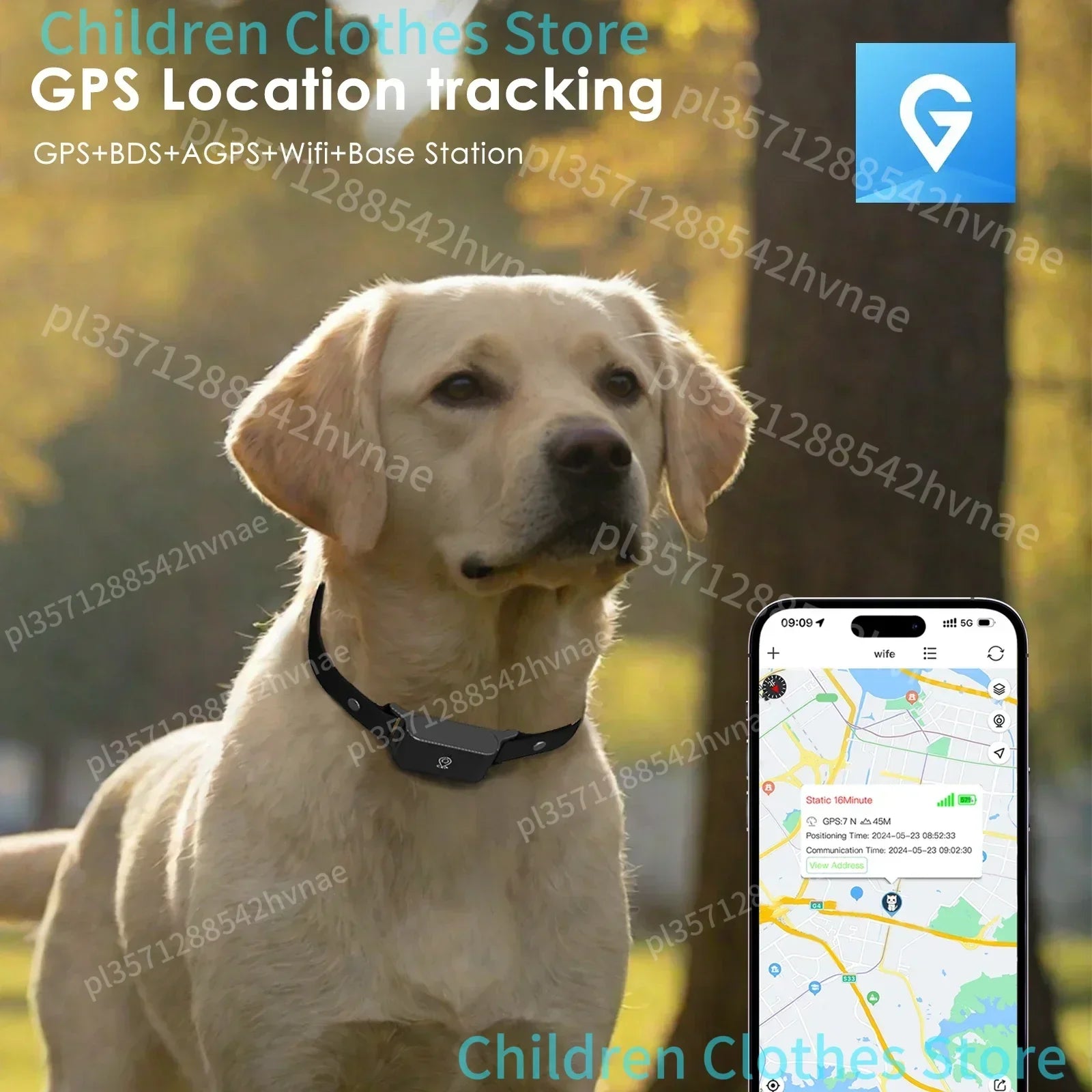 4G GPS tracker za pse i mačke — IP67, geo-ograda, do 7 dana baterije
