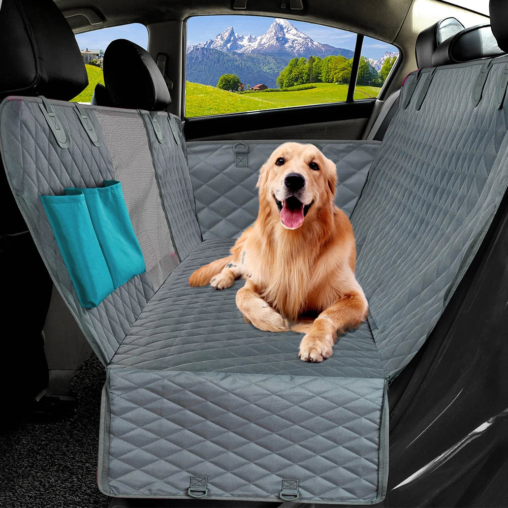 Premium vodootporna navlaka za auto sjedalo za pse — hammock s prozorom