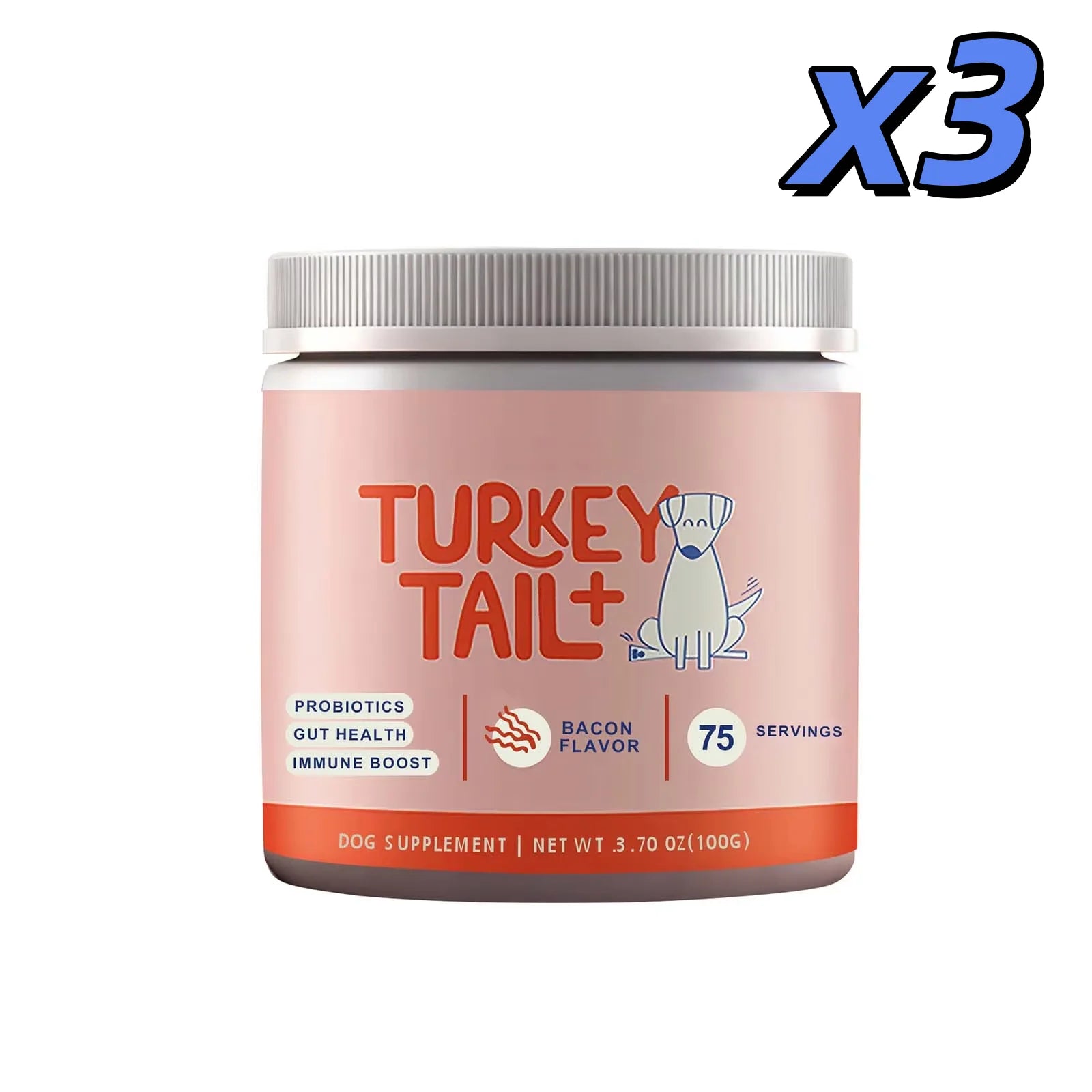Probiotici za pse s gljivom Turkey Tail — meke granule za zdravlje crijeva | 100g