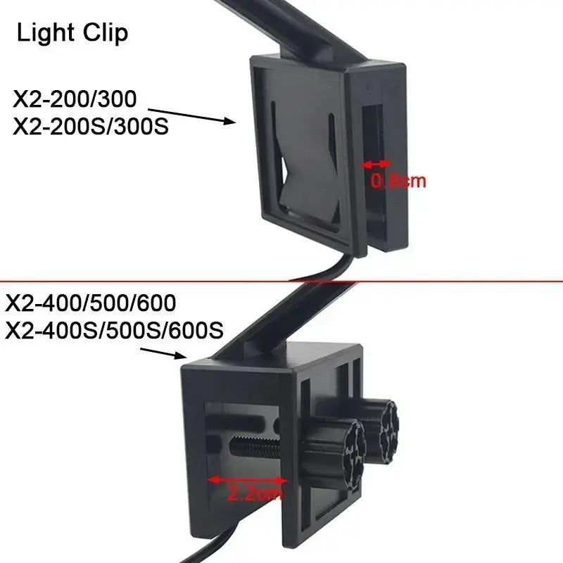 LED svjetlo za akvarij s kopčom | 3 boje | 9W–14W | 220V