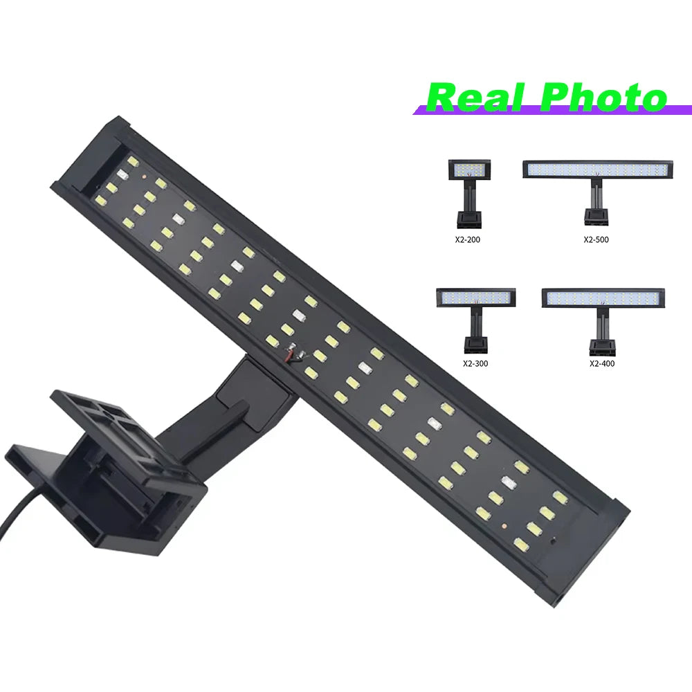 LED svjetlo za akvarij s kopčom | 3 boje | 9W–14W | 220V