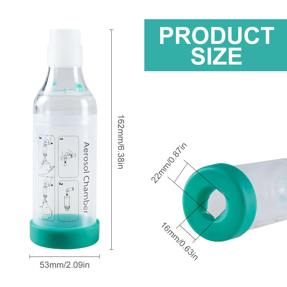 Inhalator spacer za mačke i pse — s indikatorom disanja, silikonska maska, CE/ISO/SGS