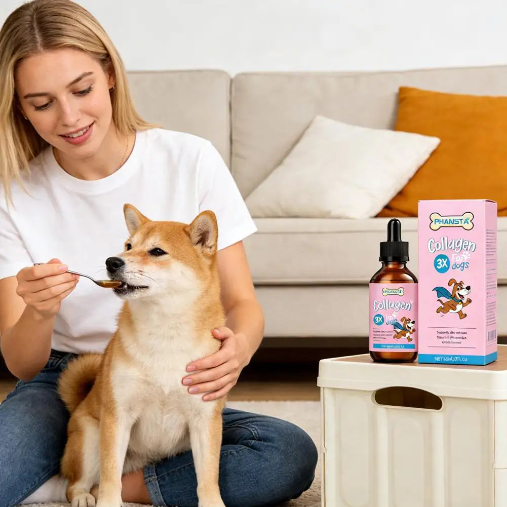 Kolagenske kapi za pse i mačke — njega dlake, kože i zglobova | 60 ml