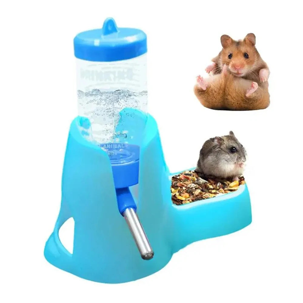 Automatski dozator vode i hrane za hrčka | 80 ml | Za zamorčiće i štakore | 2 boje
