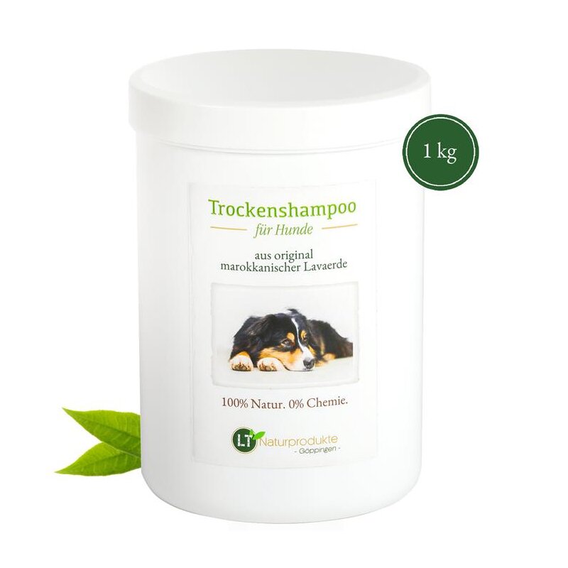 Suhi šampon za pse s originalnom marokanskom lavom glinom — veganski, bez vode